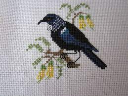 If you're new to the craft, though, you'll need to get a few basics down before you start shopping for a. Cross Stitch Embroidery Showing A Nz Native Bird Te Tui Parson Bird Cross Stitch Cross Stitch Bird Cross Stitch Cards