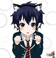 Rin Okumura Render By Xluluchan On Deviantart Blue Exorcist Rin Cute Anime Boy Blue Exorcist
