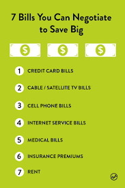 Bill Negotiation 7 Bills You Can Negotiate To Save Big Negotiation Cell Phone Bill Money Cant Buy Happiness