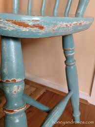 makeover of a pine kitchen chair using