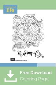 Thinking Of You Free Coloring Page In 2020 Coloring Pages Free Coloring Pages Butterfly Coloring Page