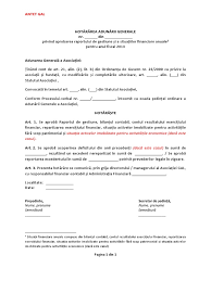 Dizolvare si lichidare simultana srl. Model Pv HotÄrare Aga Aprobare Sfa
