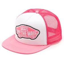 Vans Beach Girl Trucker Hat Neon Pink Girl Trucker Trucker Hat Surf Outfit
