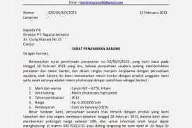 Sebab, negosiasi awal dilakukan melalui surat penawaran. Contoh Surat Penawaran Barang Elektronik Doc Nusagates