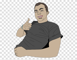 Easygoing Guy Man Positive Relaxed Thumbs Up Easy Going Person Clipart Sleeve Apparel Human Transparent Png Pngset Com