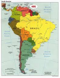 It S Guyana Not Ghana South America Travel Itinerary South America Map South America Travel