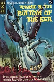 With amazing aquanauts of the deep ! Voyage To The Bottom Of The Sea 1964 Comic Books 1968