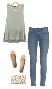 Cute Ways To Wear Pastel School Outfits This Spring Myschooloutfits Com Jeans Peplum Spring Outfits For School Cute Spring Outfits Spring Outfits College