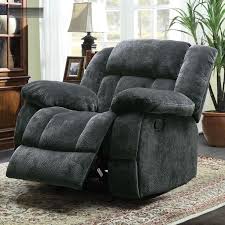 Grey Microfiber Oversized Glider Recliner Lazy Chair Reclining Rocking Gray Boy Lazy Boy Chair Boys Bedroom Furniture Lazy Boy Recliner