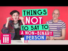 Something about t hey/them pronouns honor you, or you feel the best knowing that you're you do feel good, though, when someone uses they/them pronouns with you. Things Not To Say To A Non Binary Person Youtube
