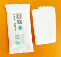 Individually Packed Wet Towels - Lemon Scent, Hypoallergenic