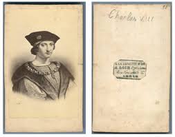 Charles viii, king of france, 1470. Neurdein Charles Viii De France D Apres Un Dessin Von Photographie Originale Original Photograph 1870 Fotografie Photovintagefrance