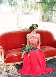 Contemporary brides having a winter wedding may opt for a red wedding dress to fit in with their winter wonderland theme, so it might be a good idea to avoid red when attending a winter wedding. 45 Chic And Sophisticated Red And Grey Wedding Ideas Weddingomania