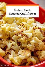 Perfect Simple Roasted Cauliflower This Recipe Is Your Basic Simple Roasted Cauliflowe Roasted Cauliflower Quick Cauliflower Recipes Ways To Cook Cauliflower