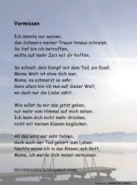 Vermissen Trauergedicht Von Nicole Sunitsch Mom And Dad Person Text