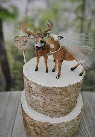 Buck And Doe Wedding Cake Topper Bride And Groom Hunting Couple Antler Hunting Themed Groom S Cake Camouflage Deer Wedding Deer Wedding Wedding Cake Toppers Silhouette Wedding Cake