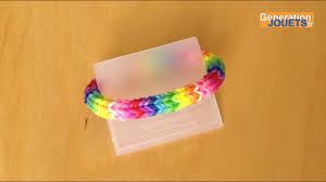 Tuto Bracelet En Elastiques Sans Machine Avec Un Tricotin Youtube