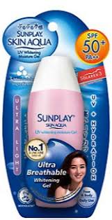 You can get this at any drugstore. Sunplay Skin Aqua Uv Whitening Moisture Gel Spf50 Pa Ingredients Explained