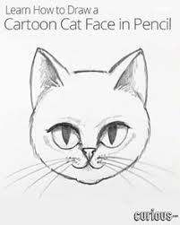 How To Draw A Cartoon Cat Face Step By Step Immortalize Your Favorite Pet With This Lesson That Teaches You How To Draw A Cat Simple Cat Drawing Cat Face Drawing Cat Sketch