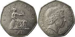 1997 queen elizabeth ii 50 fifty pence coin good condition. 50 Pence 2003 British Coins Price Guide And Values Coins And United Kingdom