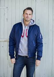 Blue Bomber Jacket Difficult By P Blue Bomber Jacket Bomber Jacket Bomber Jacket Men
