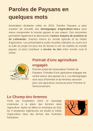 Mais il serait injuste de les réduire à une poignée d'idées que les hommes et les femmes sont fatigués d'entendre. La Voie X Du Collectif Nous Vous Paroles De Paysans Facebook