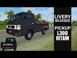 Mod truk oleng jetcanter hitam. Mod Bussid Pickup Livery L300 Hitam Youtube