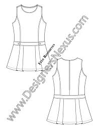 The book encourages creativity, with illustrations to color in and designs to finish off, as well as simple ideas for making and doing (how to make a sari, turn a napkin into a. Free Illustrator Fashion Flat Sketches Childrens Apparel