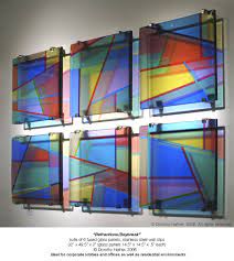 Celebrating Color Group Exhibition Dorothy Hafner Fused Glass Wall Art Glass Wall Art Broken Glass Art