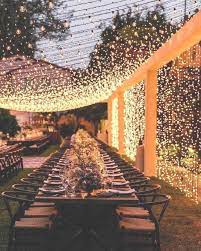 Vintage And Elegant Wedding Decoration Ideas Rustic Wedding Decorations Garden Wedding O Outdoor Wedding Decorations Wedding Lights Wedding Hall Decorations