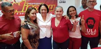 Resultado de imagem para foto de fÃ¡tima bezerra com nicolau cavalcante