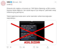 Milli eğitim bakanlığı (meb), 8. Milli Egitim Bakanligi Ndan Vatandaslara Onemli Uyari Bu Linke Sakin Tiklamayin Son Dakika