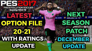 Maybe you would like to learn more about one of these? Pes 2017 Latest Option File For Next Season Patch By Gaming With Tr
