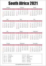 Calendar type, layout, holidays, week start. South Africa Calendar 2021 With Holidays Free Printable Template Printable The Calendar