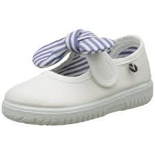 Victoria Girls Slip On Canvas Bow Shoes Walmart Com