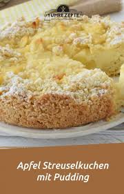 Apfel Streuselkuchen Mit Pudding Yum Rezepte In 2020 Streuselkuchen Mit Pudding Streusel Kuchen Streuselkuchen