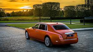 Hd Wallpaper Orange Sedan Rolls Royce Phantom Ewb Cars 2017 4k Wallpaper Flare