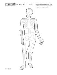 Preschool Kindergarten Homeschool Science Curriculum Bones Skeleton Lesson Activity Worksheet Ourti Body Systems Activities Human Body Systems Body Preschool