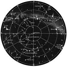 Карта звёздного неба северного полушария