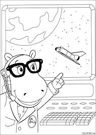 Extend children's enjoyment of the backyardigans series with this printable coloring page featuring austin, pablo, tasha, tyron, and uniqua! Coloring Page The Backyardigans Tasha Console Coloring Me