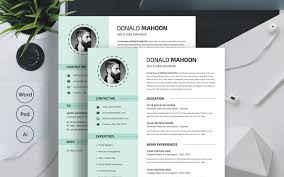 A cv, or curriculum vitae, is a comprehensive overview of your work history, skills, academic achievements and published experience. One Page Resume Cv Template With Ms Word By Aspectstudio Thehungryjpeg Com