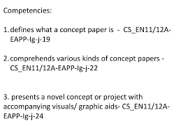 You may also visit our additional resources page for. Example Of Concept Paper In Eapp Examplepapers