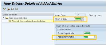 Use Of Same Asset Class For Multiple Chart Of Depreciation