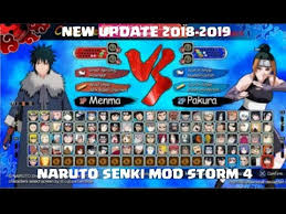 Naruto Senki Mod Storm 4 Android Youtube