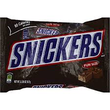 snickers candy bars fun size