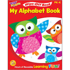 To remove something from something: My Alphabet Book Owl Stars Wipe Off Book 28 Pgs T 94117 Trend Enterprises Inc Language Arts