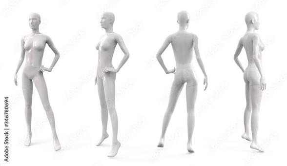 Photography Poster White plastic female mannequin for clothes | Wall Art |  Abposters.com