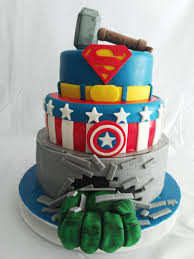 Cumpleaños Bizcocho De Mickey Mouse De Una Libra Torta Personalizada Super Heroes Capita America Hulk Superman Thor By Mia Reposteria Cali Reposteria