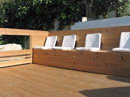 terrasse avec banc integre terrasse petite terrasse terrasse composite