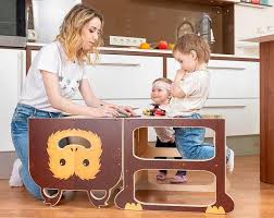 Kitchen Step Stool For Children Table And Chair Montessori Stool Kitchen Step Stool Kids Table And Chairs Kid Table